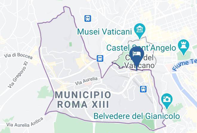 Rome - Impero Vaticano San Pietro Bed And Breakfast Maps