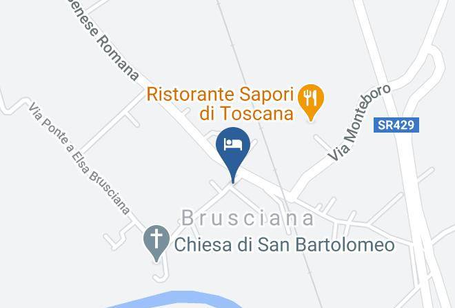 Florence - Empoli Hotel Maps