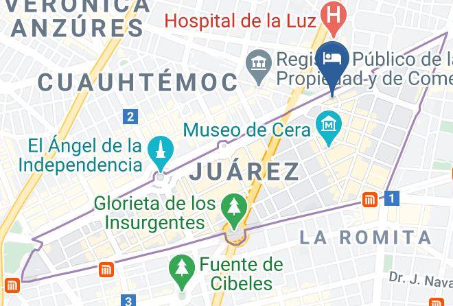 Cuauhtemoc - Emporio Ciudad De Mexico Maps