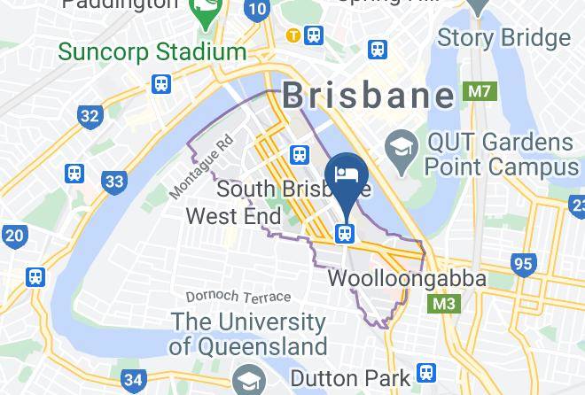 Brisbane - Emporium Hotel South Bank Maps