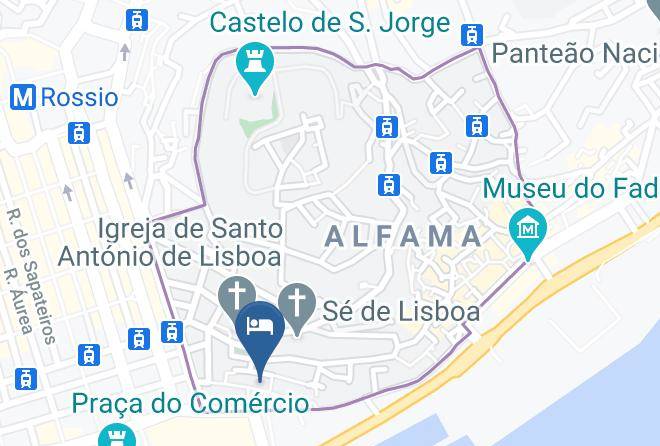 Emporium Lisbon Suites Map