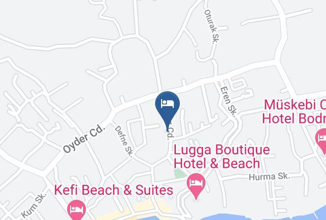 Bodrum - Emre Karga Pansiyon Maps
