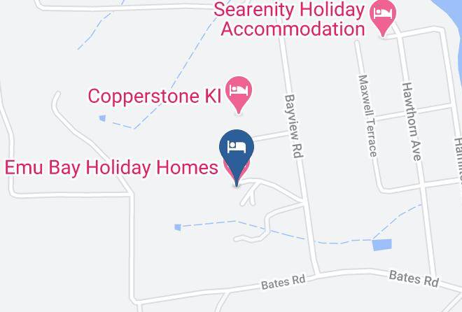 Emu Bay Holiday Homes Map
