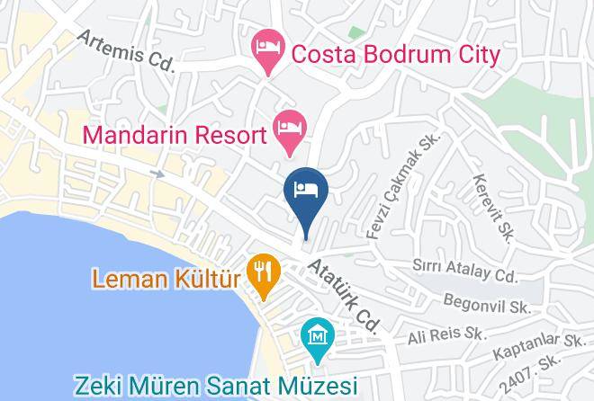 Bodrum - Ena Boutique Hotel Maps