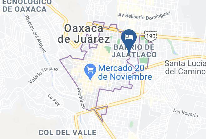 Oaxaca De Juarez - Encanto Jalatlaco Maps
