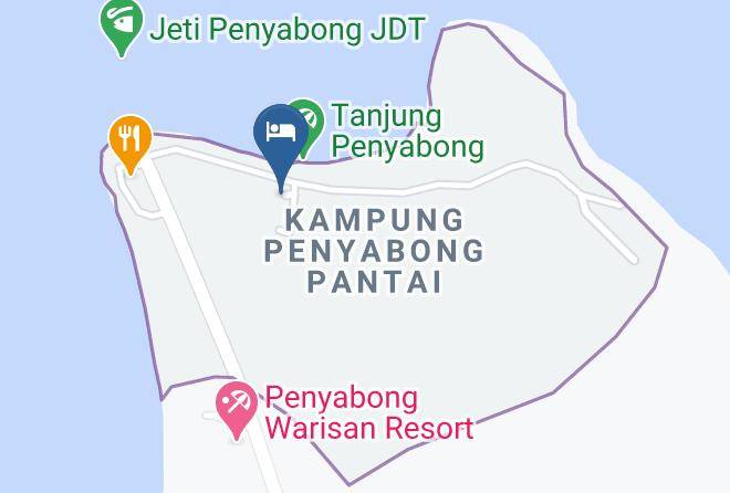 Daerah Mersing - Endau Beach Resort Maps