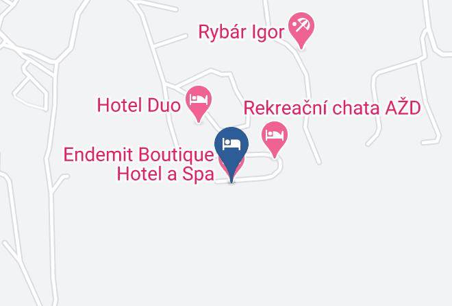 Vsetin - Endemit Boutique Hotel A Spa Maps