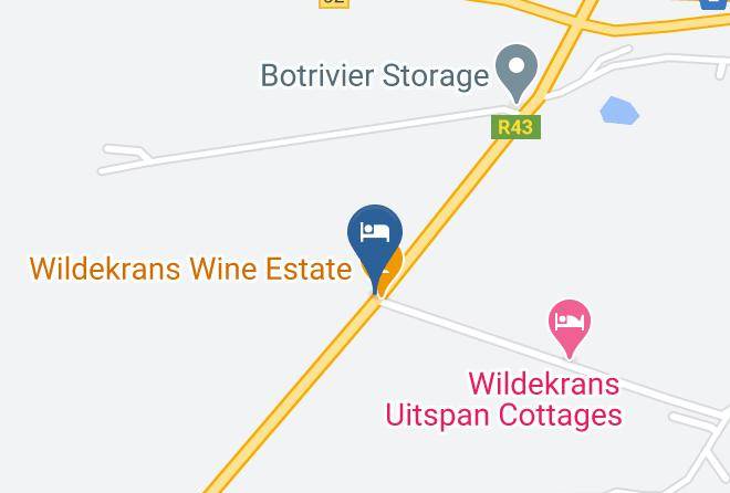 Overberg - Endless Vineyards Boutique Lodge Maps
