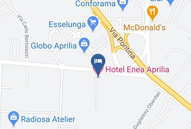 Latina - Hotel Enea Aprilia Maps