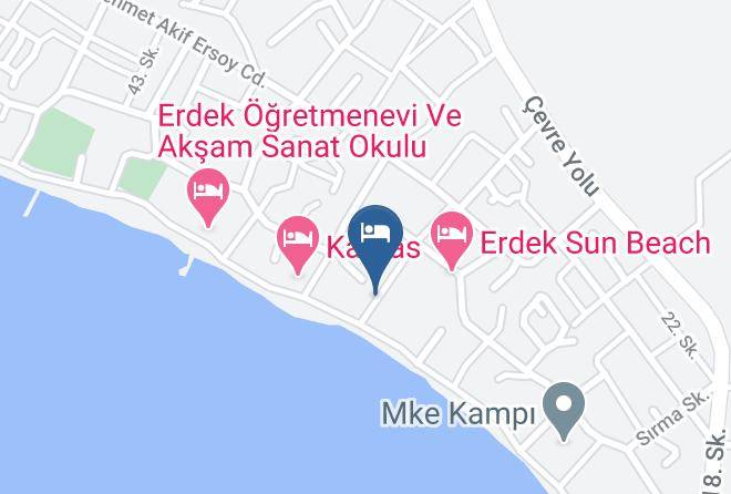 Erdek - Ener Blue Otel Maps