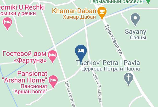 Tunkinsky District - Energetik Baza Otdykha Maps