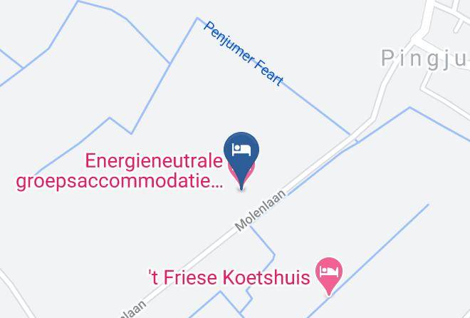 Sudwest Fryslan - Energieneutrale Groepsaccommodatie De Welstand Maps