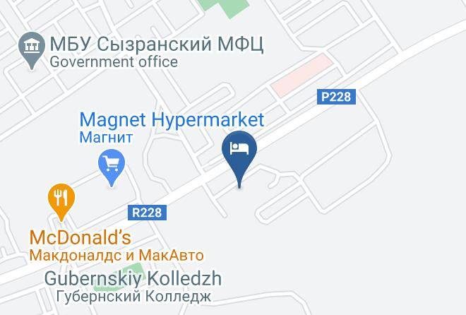 Syzran - Energiya Hotel Maps
