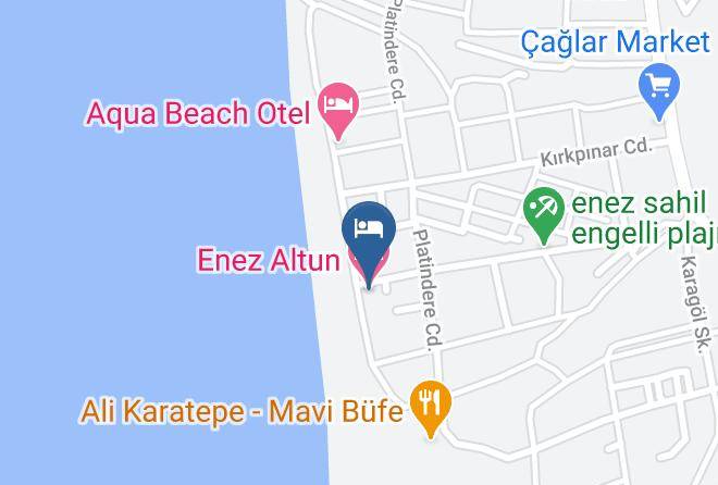 Enez Altun Motel Map