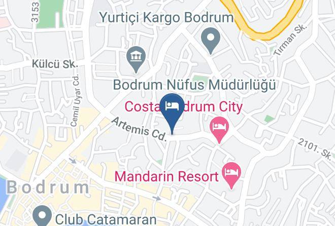 Bodrum - Eng Boutique Hotel & Bodrum Otel Maps