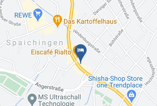 Tuttlingen - Engel Hotel Maps