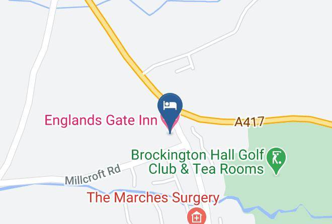 Herefordshire - Englands Gate Inn Maps