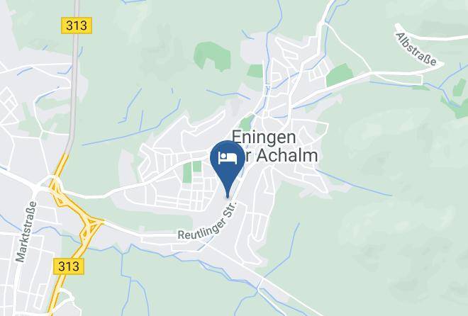 Reutlingen - Eninger Hof Hotel Restaurant Maps