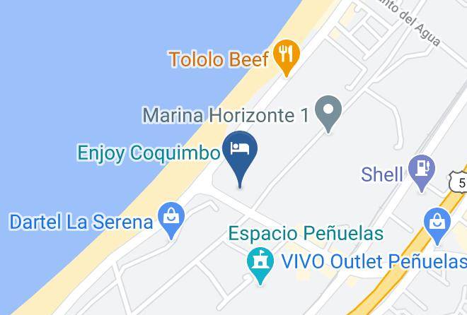 Elqui Province - Enjoy Coquimbo Hotel De La Bahia Maps