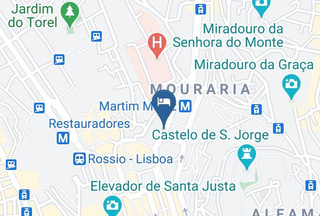 Enjoy Lisbon Martins Moniz Map