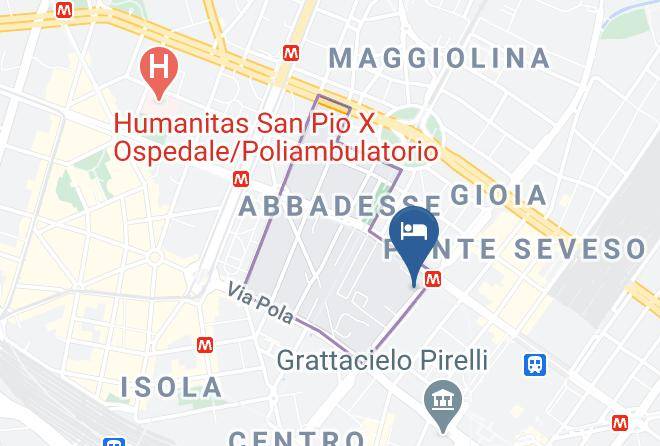 Enjoy Milano Foresteria Lombarda Map