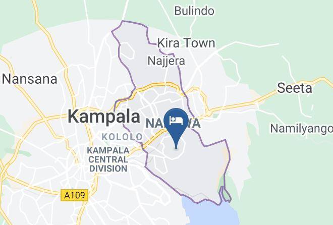 Kampala Cityncil - Enkombe Place Hotel Maps
