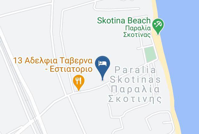 Pieria - Enoikiazomena Domatia Nitsa Maps