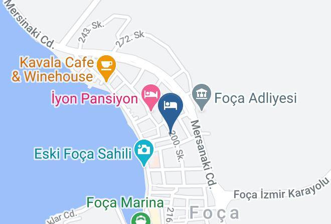 Foca - Foca Ensar Hotel Maps