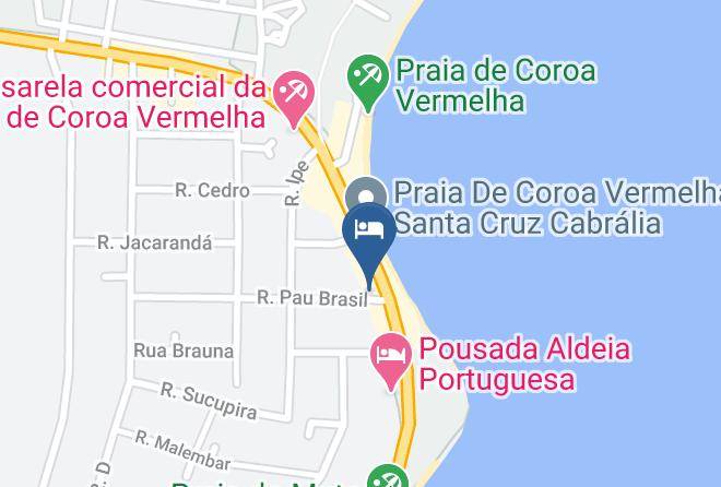 Santa Cruz Cabralia - Enseada Da Sereia Pousada Maps