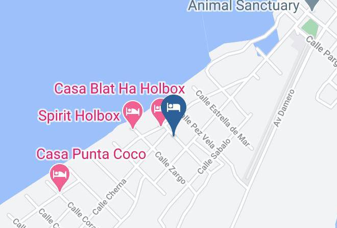 Lazaro Cardenas - Ensueno Holbox & Beach Club Maps