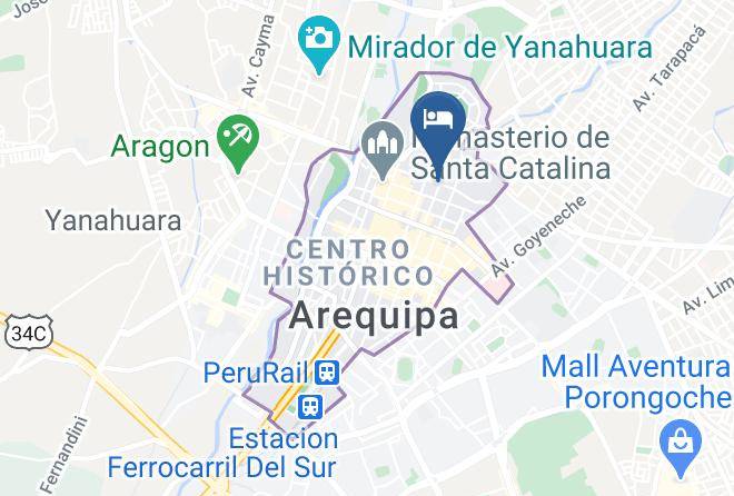 Arequipa - Ensueno Hotel Maps
