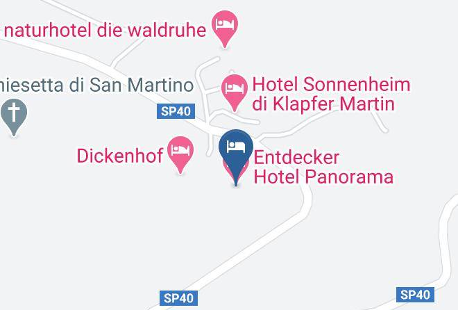 Entdecker Hotel Panorama Map - Trentino Alto Adige - Bolzano