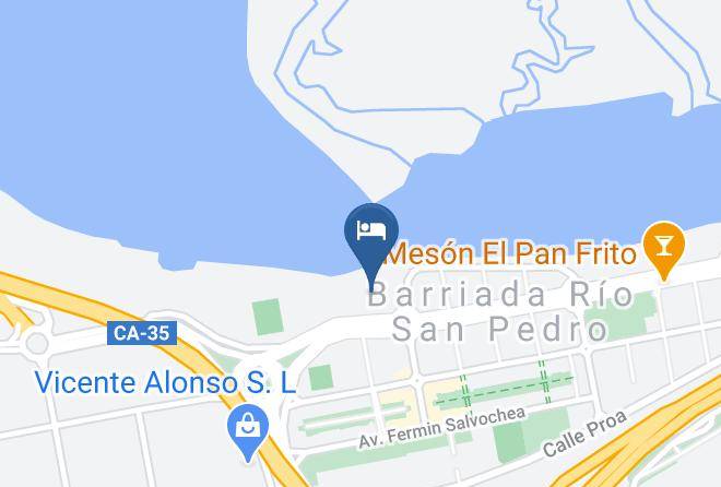 Entrada Cadiz Vistas Mar Dos Banos Map