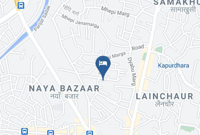 Kathmandu - Entrada Nepal Travel And Hospitality Maps
