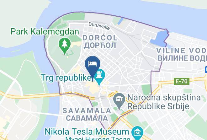 Belgrade City - Envoy Hotel Maps