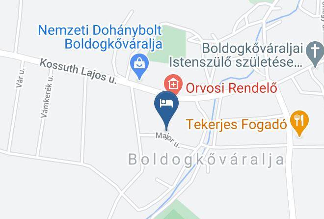 Boldogkovaralja - Enyh Hely Vendeghaz Maps