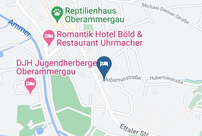 Garmisch Partenkirchen - Enzianhof Hotel Oberammergau Maps