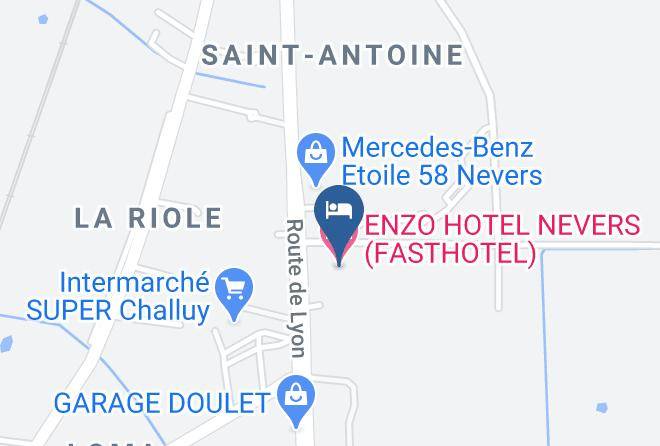 Nievre - Enzo Hotel Nevers Maps