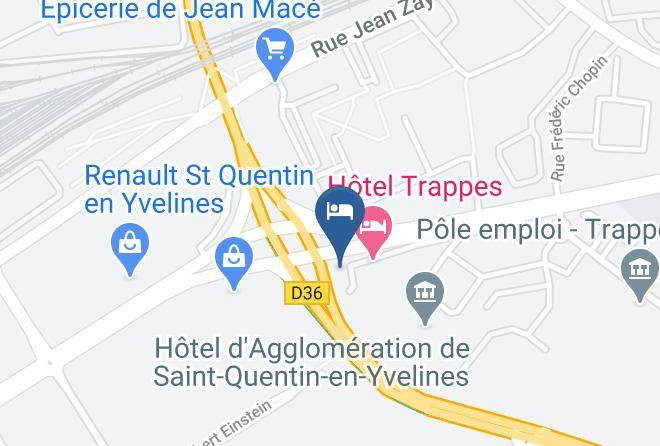 Yvelines - Enzo Hotels Trappes Maps