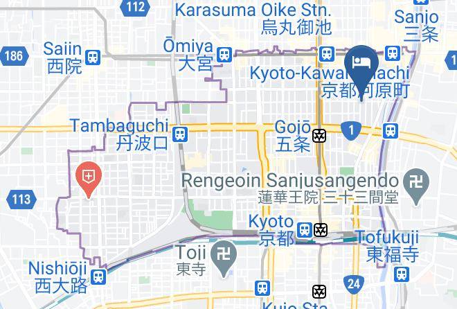 Kyoto City Shimogyo Ward - Enzo Kyoto Gojo Maps