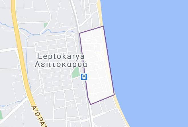 Pieria - Epavlis Apts Maps