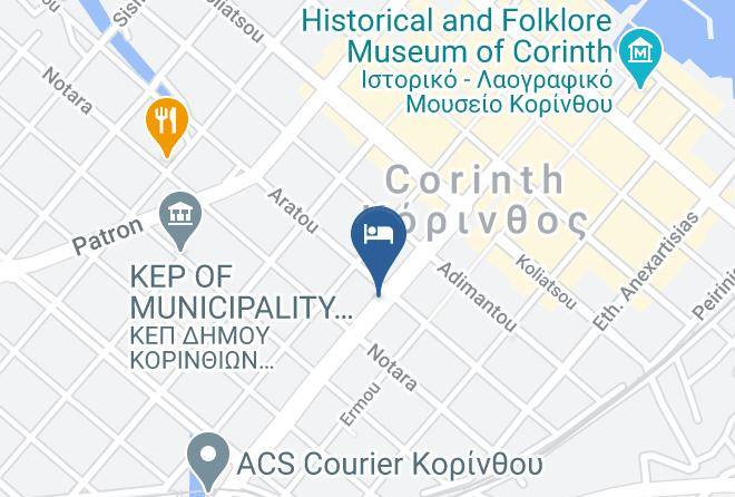Korinthia - Ephira Hotel Maps