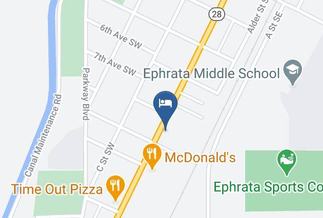 Grant - Ephrata Inn Motel Maps
