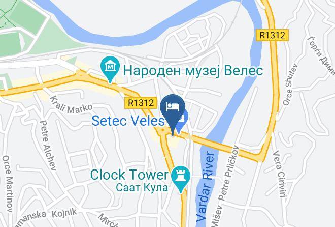 Veles - Epicentrum Veles Motel Maps