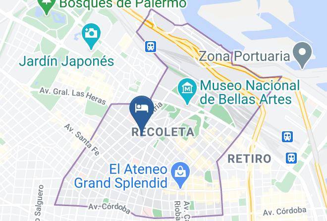 Buenos Aires - Epico Recoleta Hotel Maps