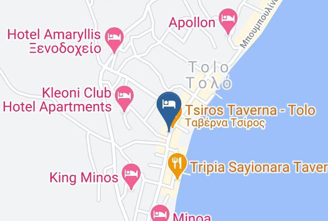 Argolis - Epidavria Hotel Maps