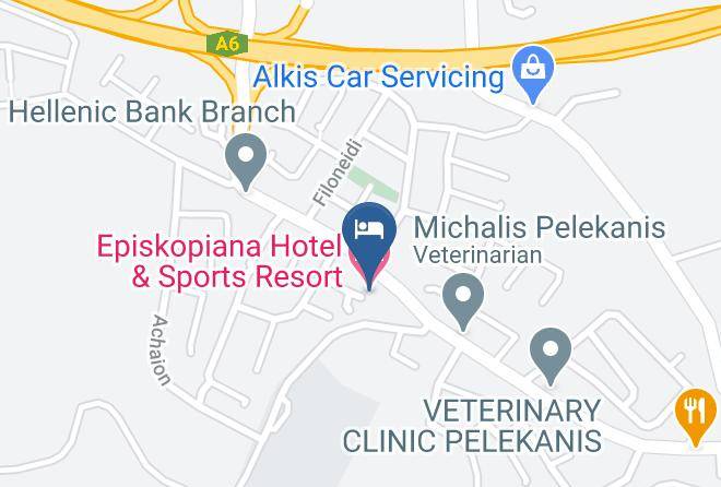 Episkopiana Hotel & Sports Resort Map