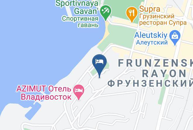 Vladivostok Urban Okrug - Equator Hotel Maps
