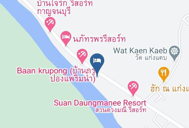 Amphoe Si Sawat - Erachon Raft Resort Maps