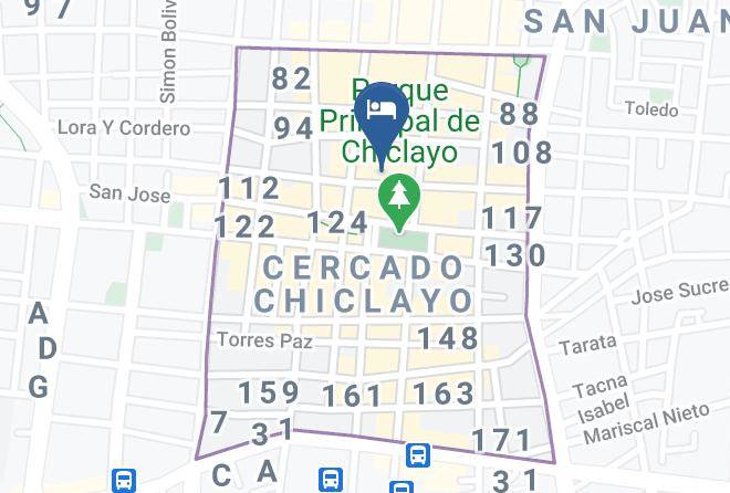Chiclayo - Eras Hotel Maps